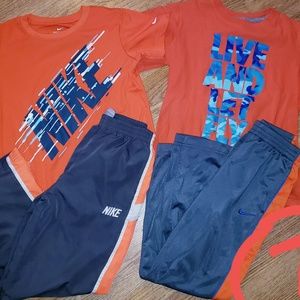 NIKE boys size 7 lot of 2 outfits